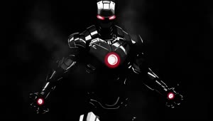 PC Desktop Iron Man Black Armor Live Wallpaper