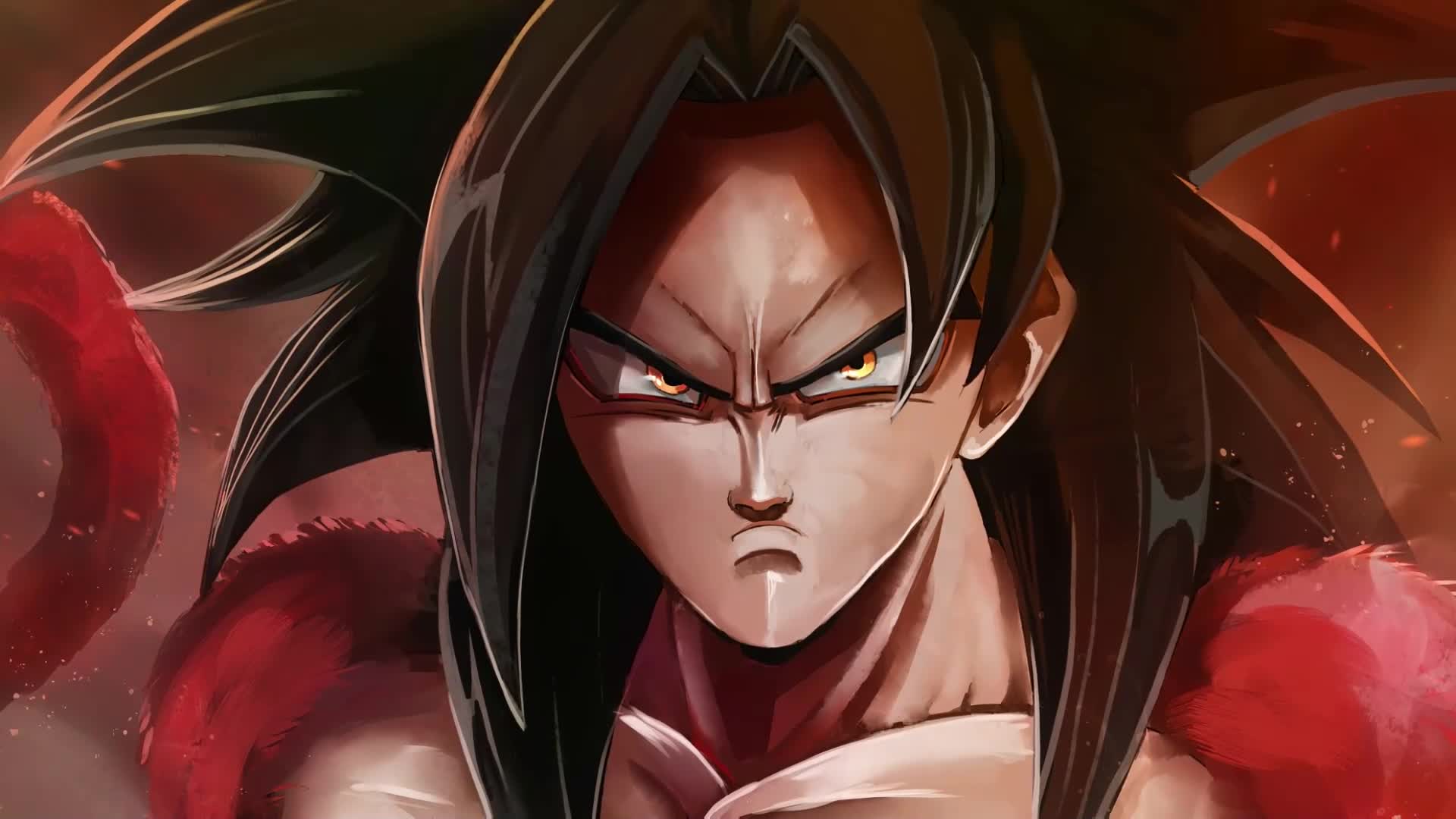 Download PC Desktop Goku Super Saiyan 4 Live Wallpaper