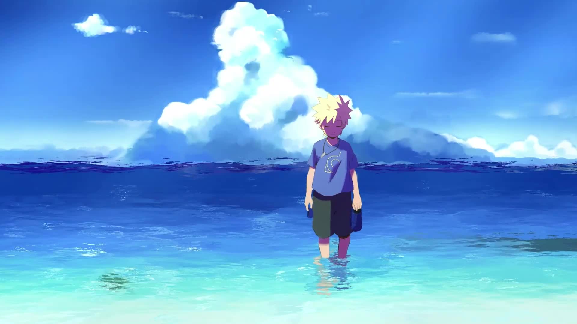 Download PC Desktop Kid Naruto Beach Live Wallpaper