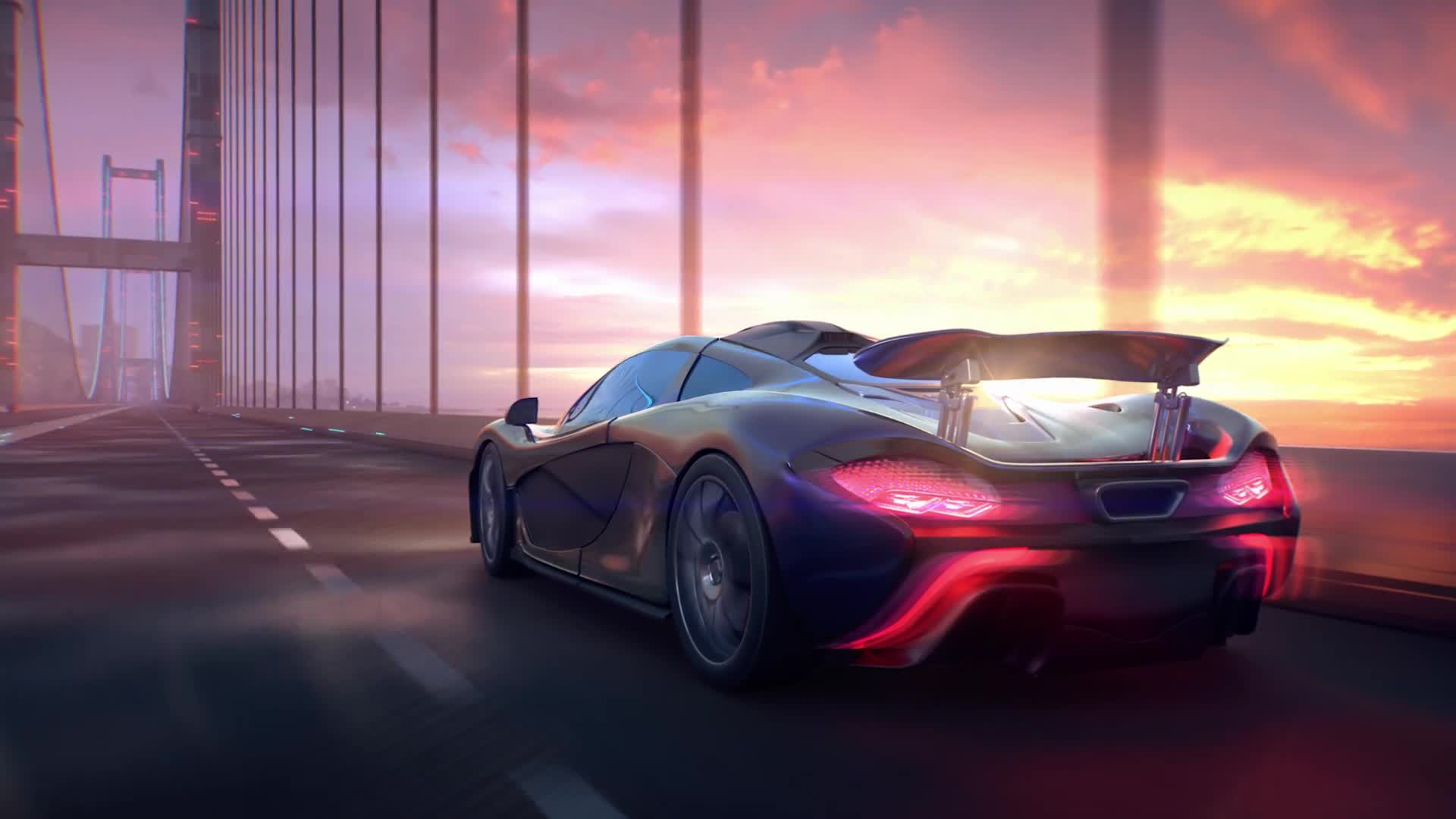 Download Into The Sunset Car Live Wallpaper