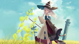 Elaina Wandering Witch HD Live Wallpaper For PC