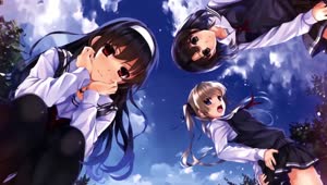 Anime School Girls HD Live Wallpaper For PC