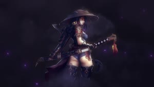 Demon Hunter Girl HD Live Wallpaper For PC