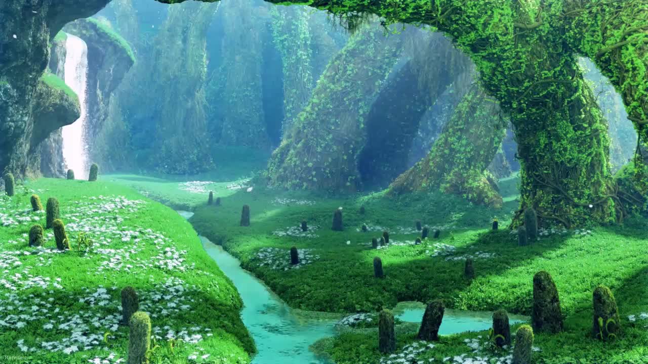 Download Forest Stream HD Live Wallpaper For PC