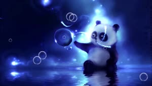Panda Bubbles HD Live Wallpaper For PC