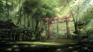 Torii Temple HD Live Wallpaper For PC