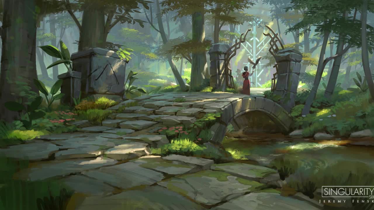 Download Forest Gate HD Live Wallpaper For PC