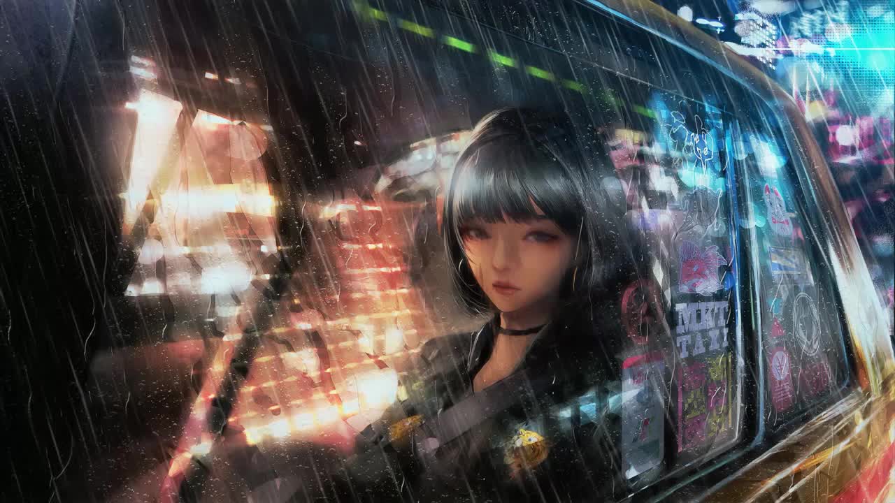 Download Rainy Ride HD Live Wallpaper For PC