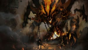 Chained Demon In Hell HD Live Wallpaper For PC