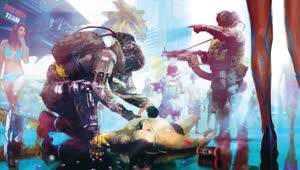 Trauma Team Cyberpunk 2077 HD Live Wallpaper For PC