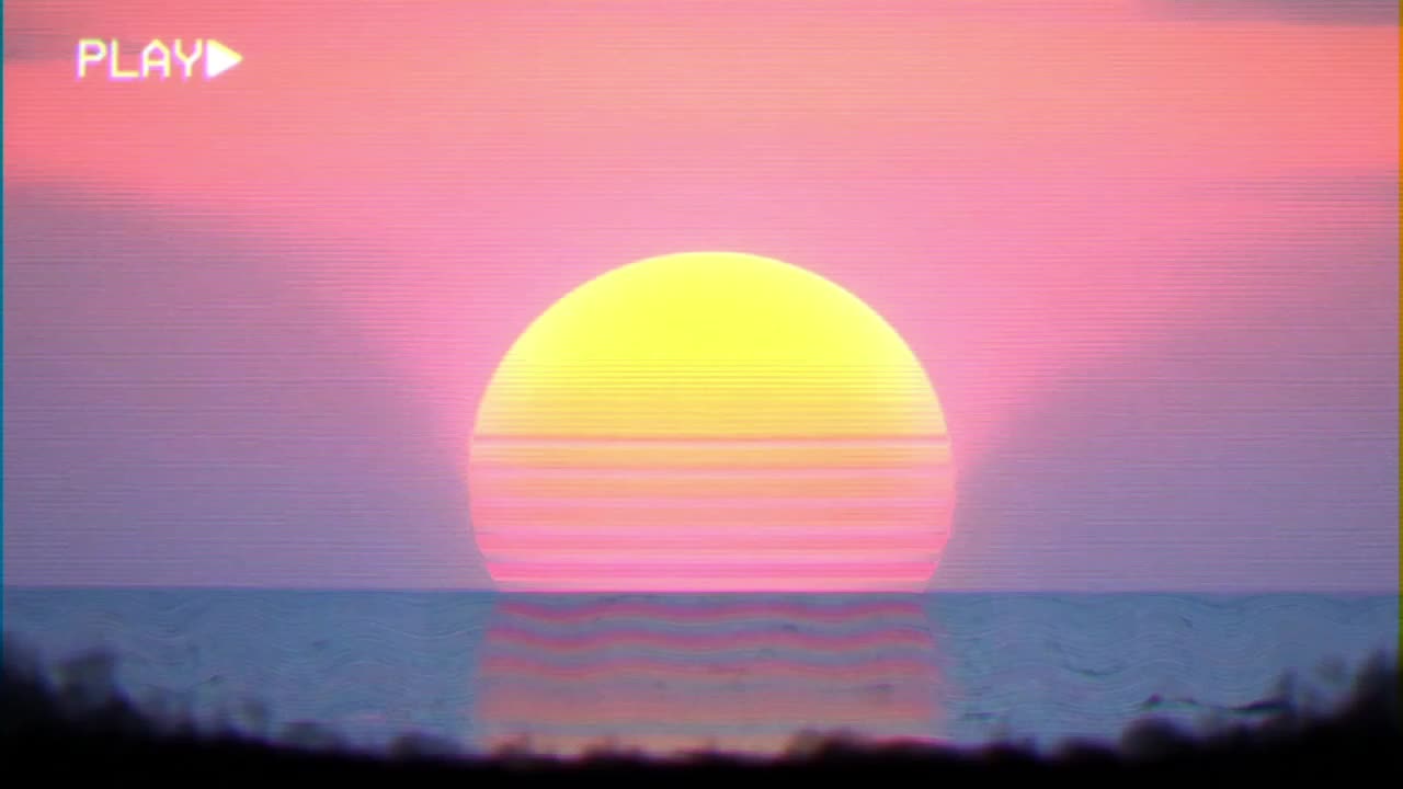 Synthwave Retro Sun HD Live Wallpaper For PC