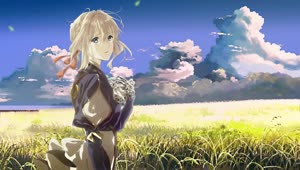 Violet In The Field Violet Evergarden HD Live Wallpaper For PC