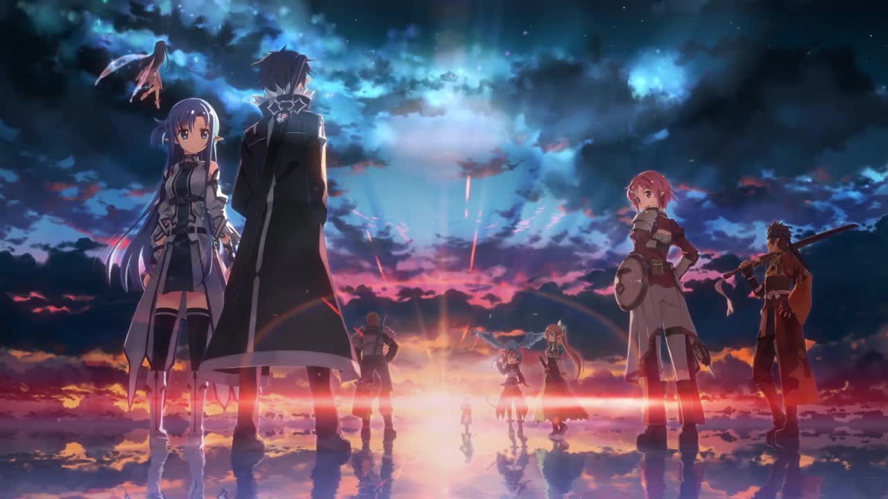 Download Sword Art Online Sunset Theme HD Live Wallpaper For PC