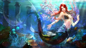 Beautiful Fantasy Mermaid HD Live Wallpaper For PC