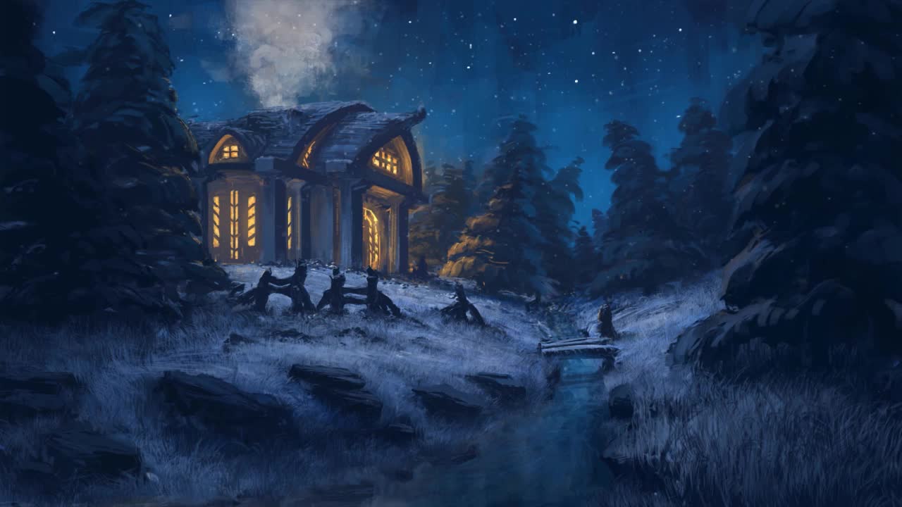 Download Winter Night HD Live Wallpaper For PC