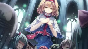 Alice Margatroid And Kids Touhou Project HD Live Wallpaper For PC
