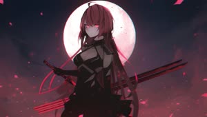 Assassin Anime Girl HD Live Wallpaper For PC