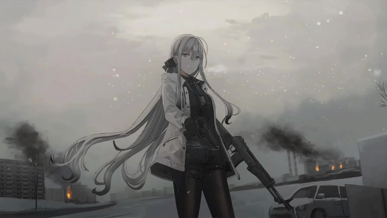 Download Anime Girl With Gun HD Live Wallpaper For PC