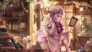Patchouli Knowledge Touhou HD Live Wallpaper For PC