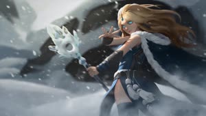 Crystal Maiden Dota 2 HD Live Wallpaper For PC