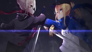 Mysterious Heroine X Vs Saber Fate Grand Order HD Live Wallpaper For PC