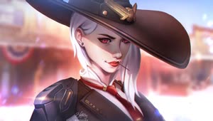 Ashe Overwatch 1 HD Live Wallpaper For PC