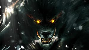 Big Wolf In The Snow HD Live Wallpaper For PC