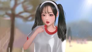 Anime Girl Athletic HD Live Wallpaper For PC