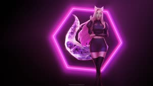 Kda All Out Ahri League Of Legends HD Live Wallpaper For PC
