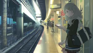 Ann Takamaki At Shibuya Station Persona 5 HD Live Wallpaper For PC