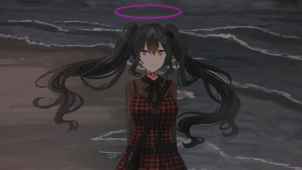 Download Anime Girl On The Beach HD Live Wallpaper For PC