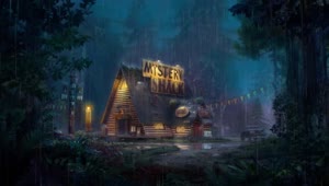 Mystery Shack Gravity Falls HD Live Wallpaper For PC