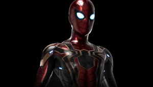 Spider Man Iron Spider Armor Avengers Infinity War HD Live Wallpaper For PC