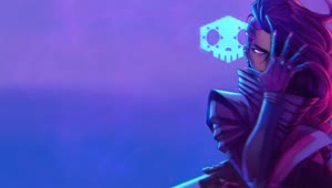 Sombra Hacking Overwatch HD Live Wallpaper For PC