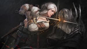 Ciri Battle The Witcher 3 Wild Hunt HD Live Wallpaper For PC