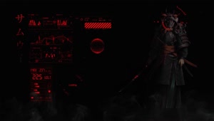 Samurai Cyberpunk HD Live Wallpaper For PC