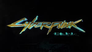 Cyberpunk 2077 Logo HD Live Wallpaper For PC
