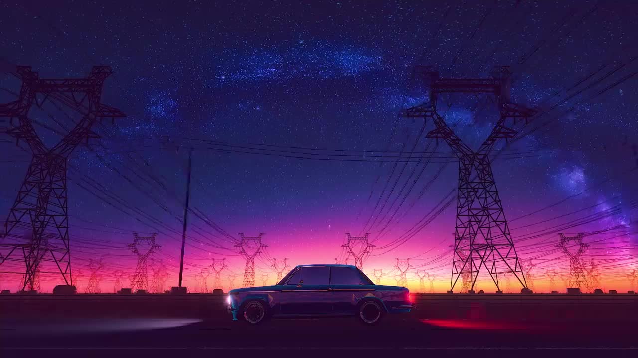 Download Driving Under The Beautiful Sky HD Live Wallpaper For PC