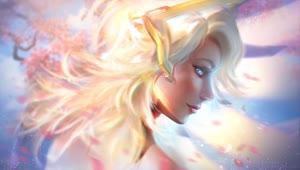 Mercy Overwatch 1 HD Live Wallpaper For PC