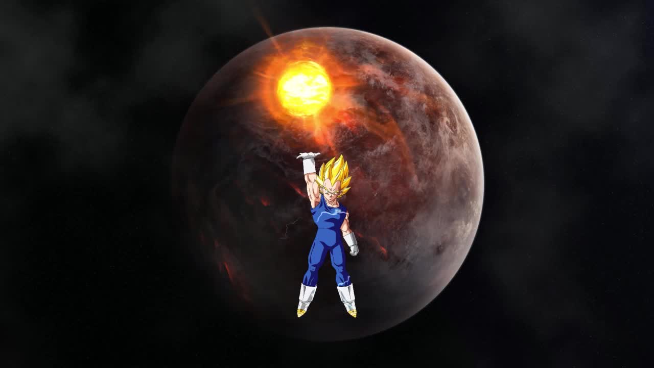 Vegeta From Dragon Ball Z Live Wallpaper