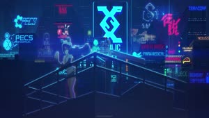 Yumi Last Origin Cyberpunk Pixel HD Live Wallpaper For PC