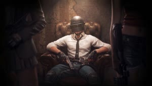 Man Sitting On Sofa Playerunknowns Battlegrounds HD Live Wallpaper For PC