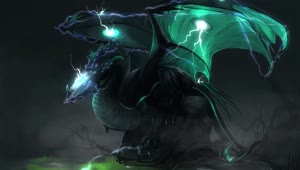 Great Lightning Dragon HD Live Wallpaper For PC
