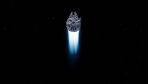 Millennium Falcon Space Star Wars HD Live Wallpaper For PC