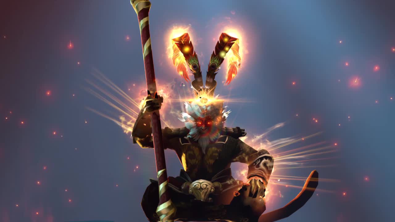 Download Monkey King Dota 2 HD Live Wallpaper For PC