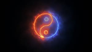 Yin And Yang Flame HD Live Wallpaper For PC