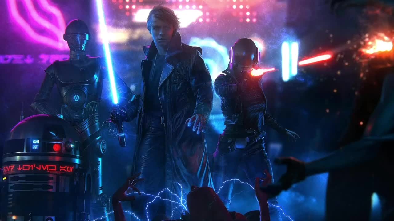 Download Star Wars Cyberpunk HD Live Wallpaper For PC