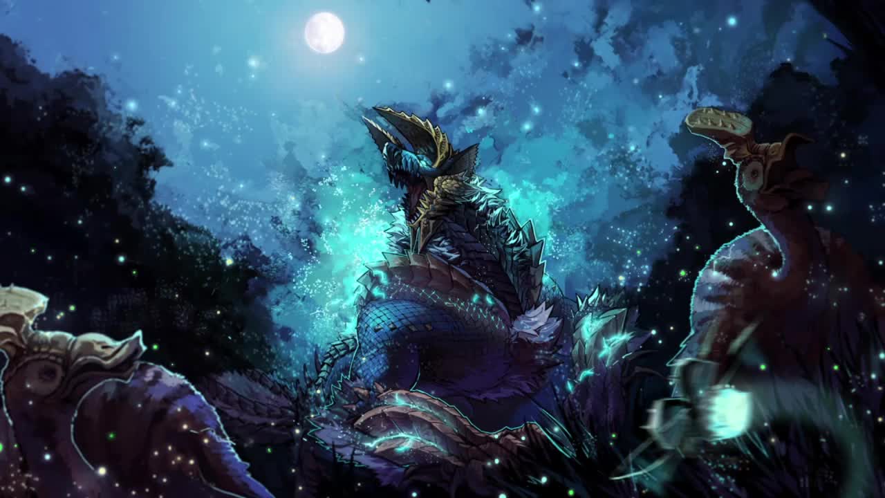 Download Zinogre Monster Hunter HD Live Wallpaper For PC