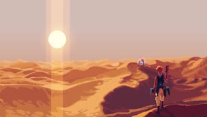Sci Fi Desert Pixel HD Live Wallpaper For PC
