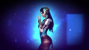 Symmetra Overwatch HD Live Wallpaper For PC